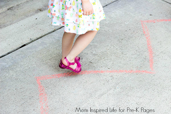 Walk The Line Outdoor Movement Game Pre K Pages