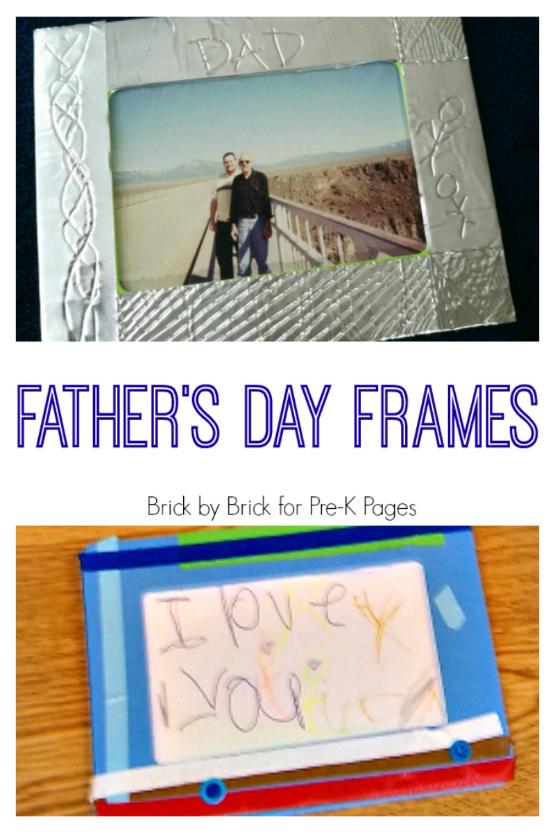 Father's Day Frames - Pre-K Pages