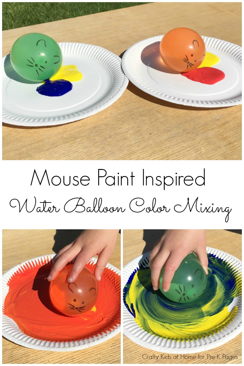 Mouse Paint: Water Balloon Painting - Pre-K Pages