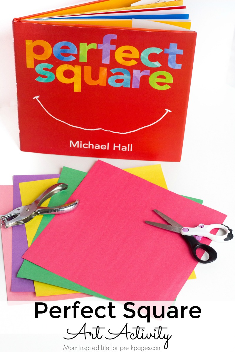Perfect Square Art Activity for preschool