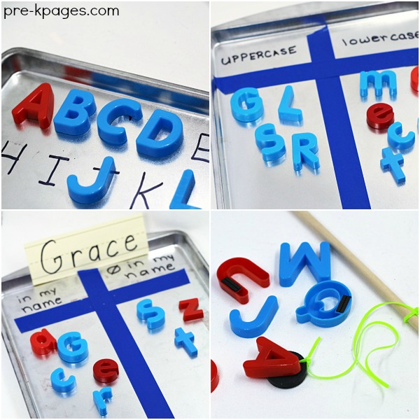 Magnetic Letter Activities for Preschool