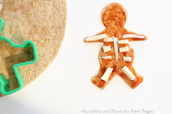 snack activity for body parts