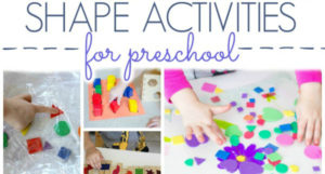 shape activities for preschool