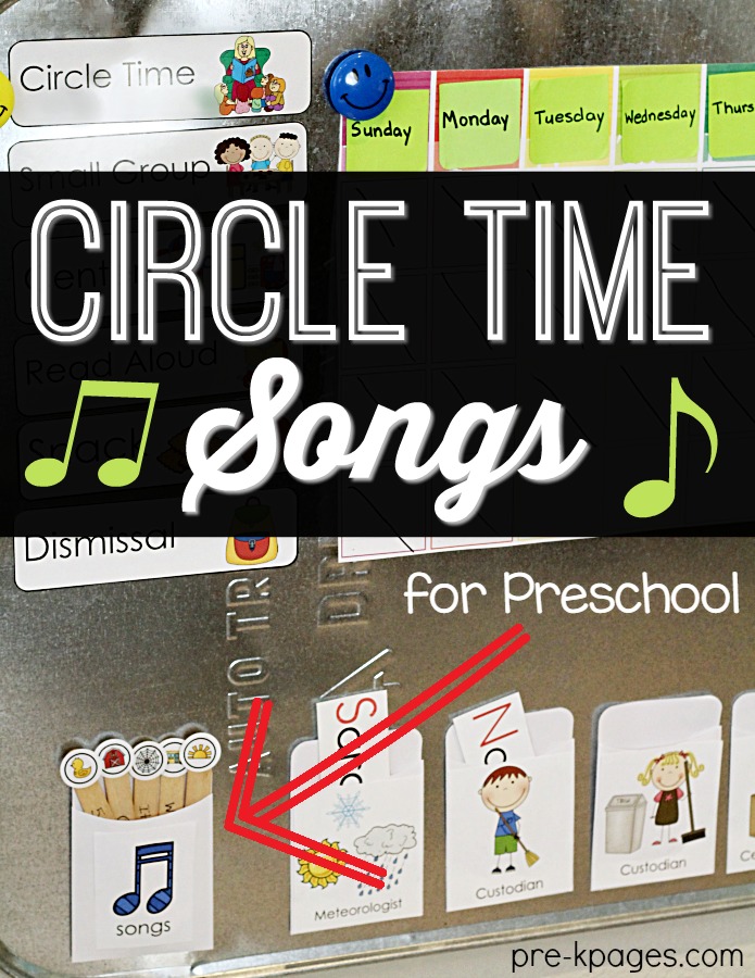 Canciones de Tiempo de círculo para Preescolar