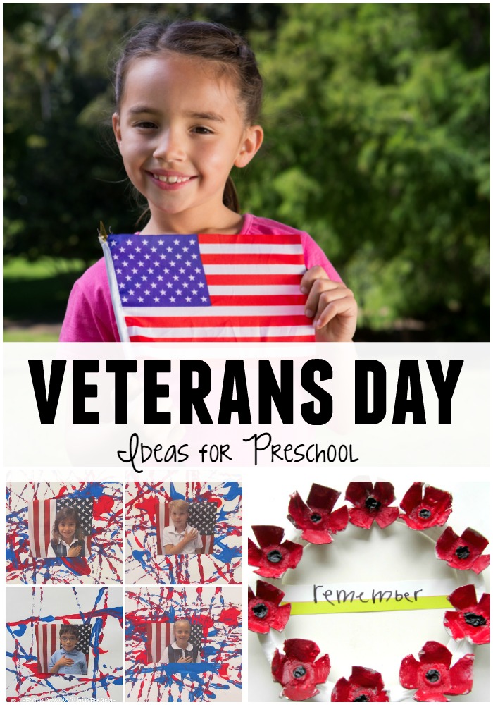 12 Veterans Day Preschool Crafts And Activities Pre K Pages