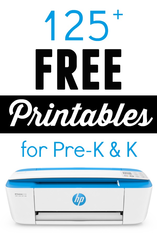 Pre K 3 Free Printables