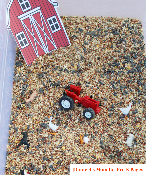 Farm Sensory Bin and I Spy Activity - Pre-K Pages