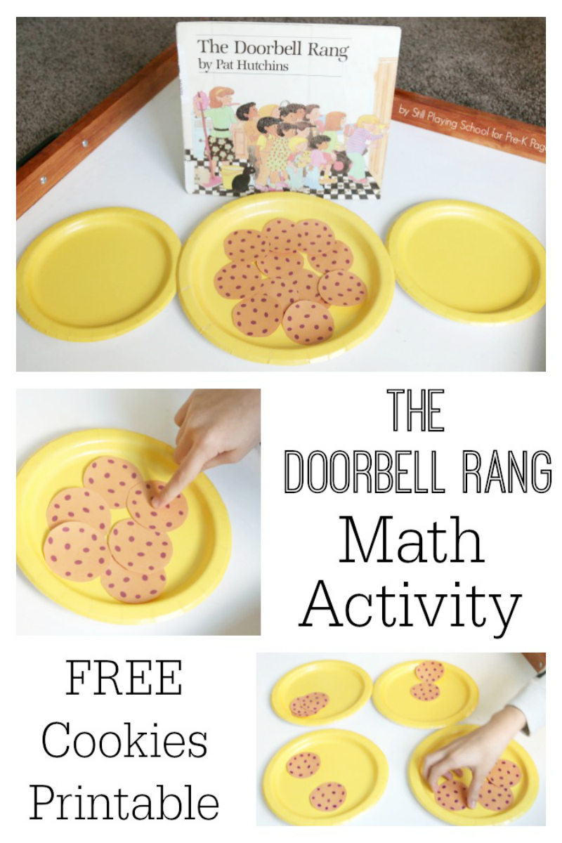 Preschool Math Exploration with The Doorbell Rang - Pre-K Pages