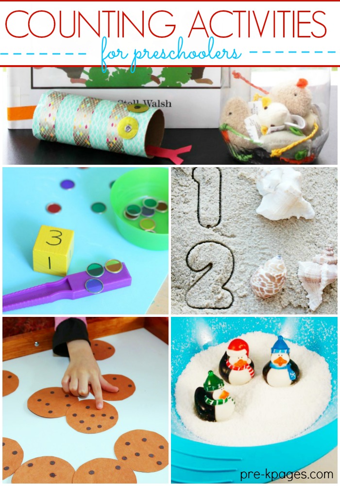 Printable Counting Activities For Preschool