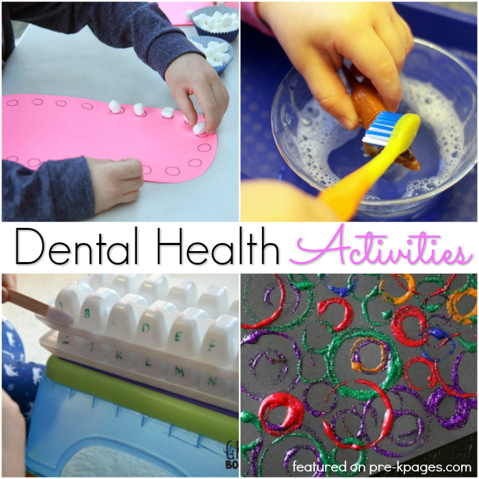 Actividades con tema dental para preescolares