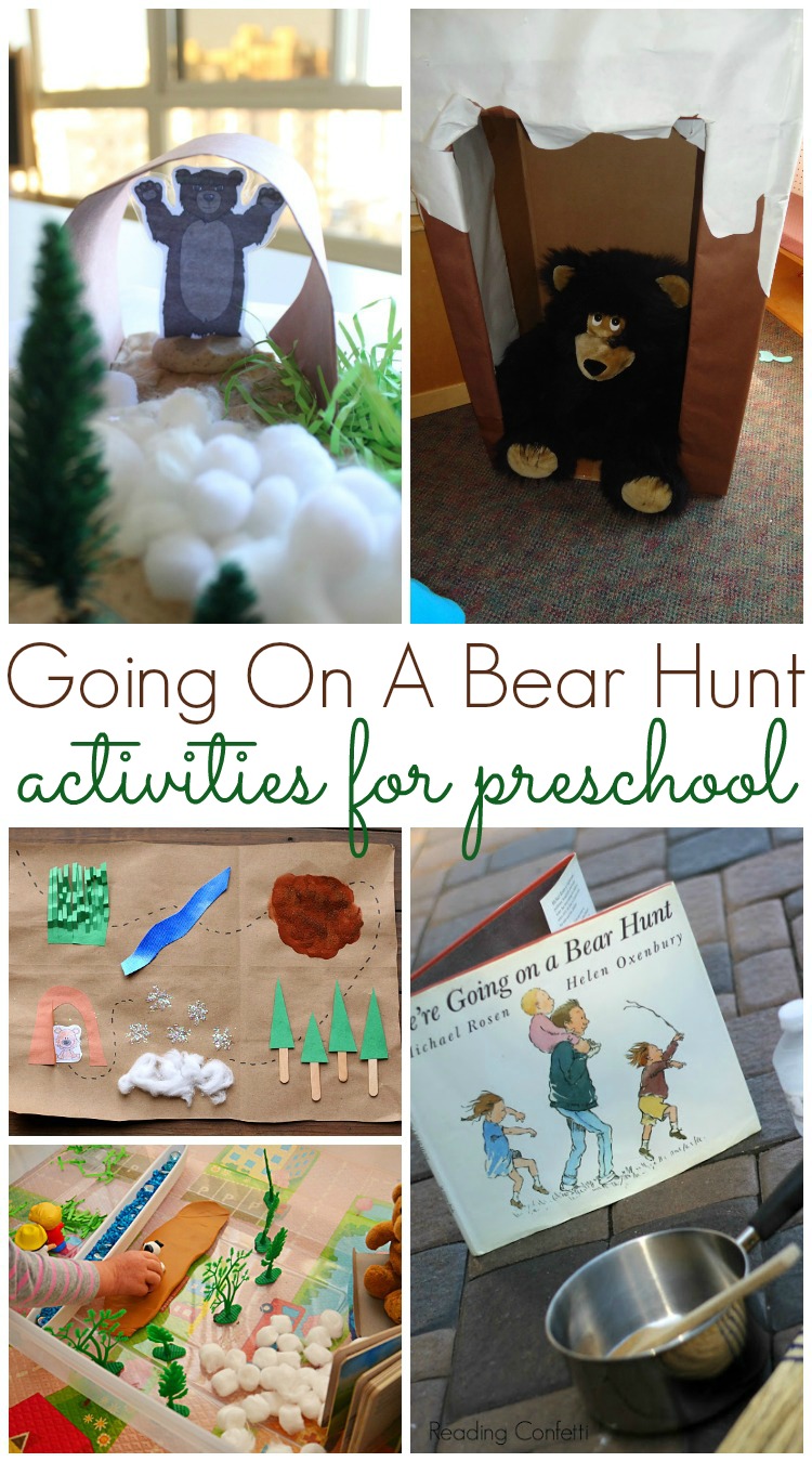Going On A Bear Hunt Activities for Preschool