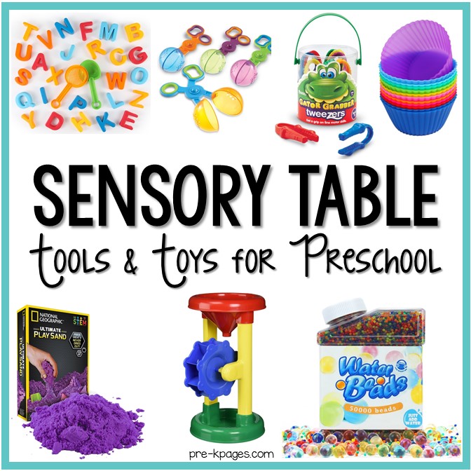 sensory table toys