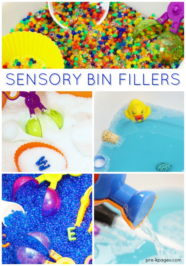 15 Sensory Bin Filler Ideas For Preschool Toddlers