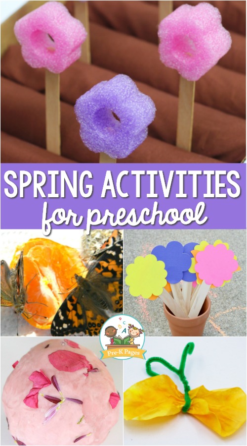 Spring Activities For Preschoolers Pre K Pages