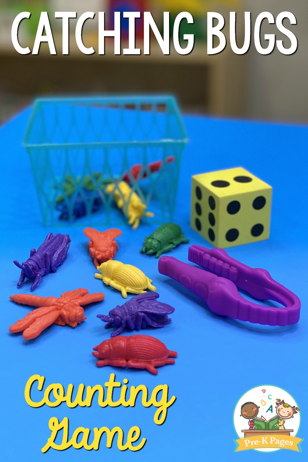 Catching Bugs Counting Game for Preschoolers