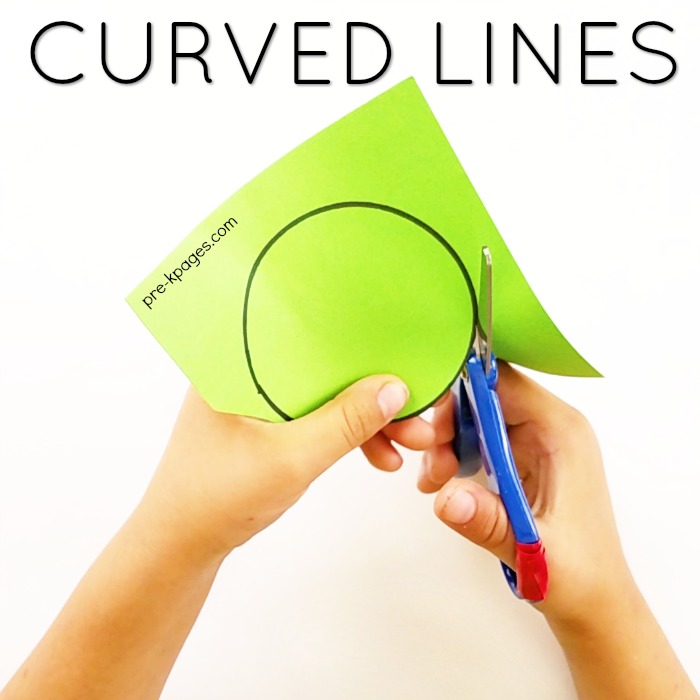 Cutting Curved Lines Further Helps Children Build Fine Motor & Scissor Skills