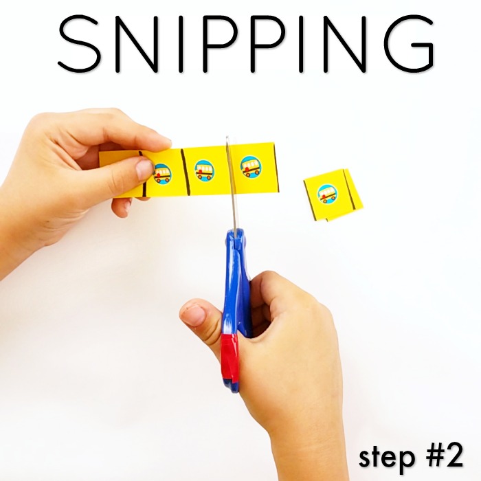 Snipping is the First Scissor Skill Preschoolers Should Lear