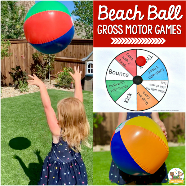 beach ball games for preschoolers