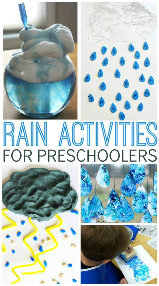 Rain Themed Activities For Kindergarten