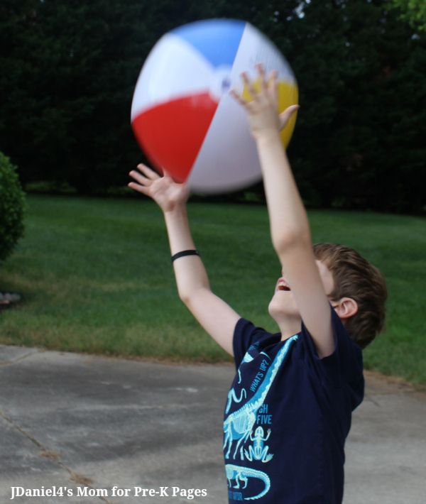 children's games with beach balls