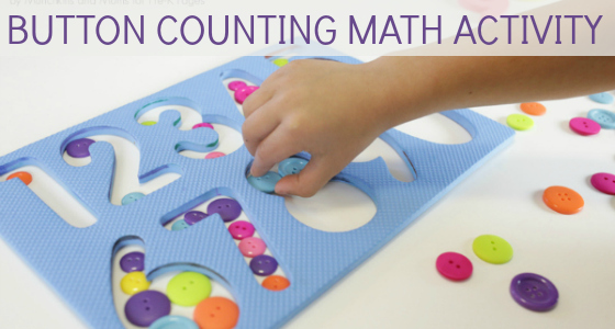 Button Counting Math Activity
