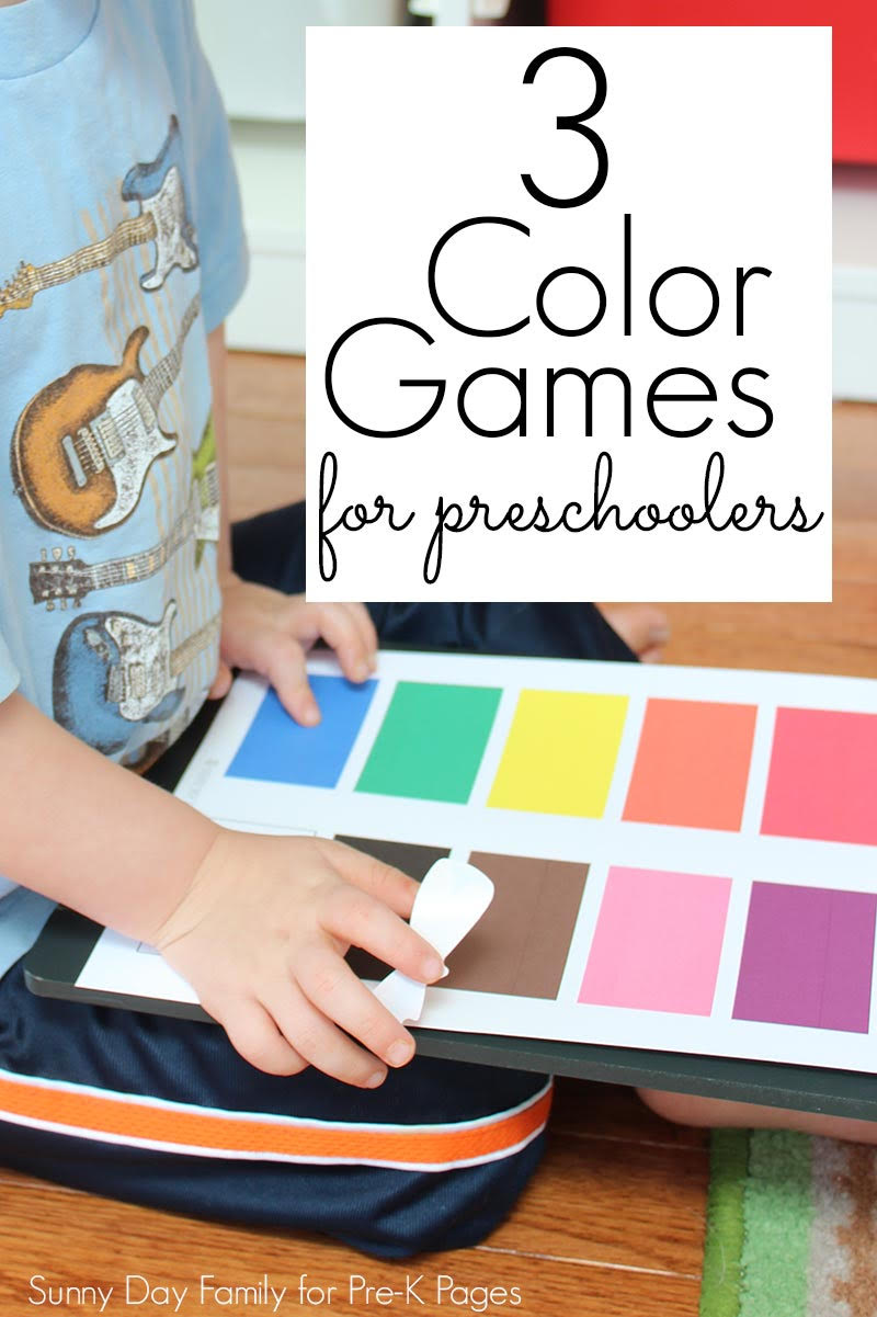 3 Fun Colors Games for Preschoolers - Pre-K Pages