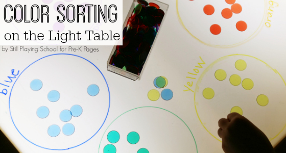 Color Sorting on the Light Table