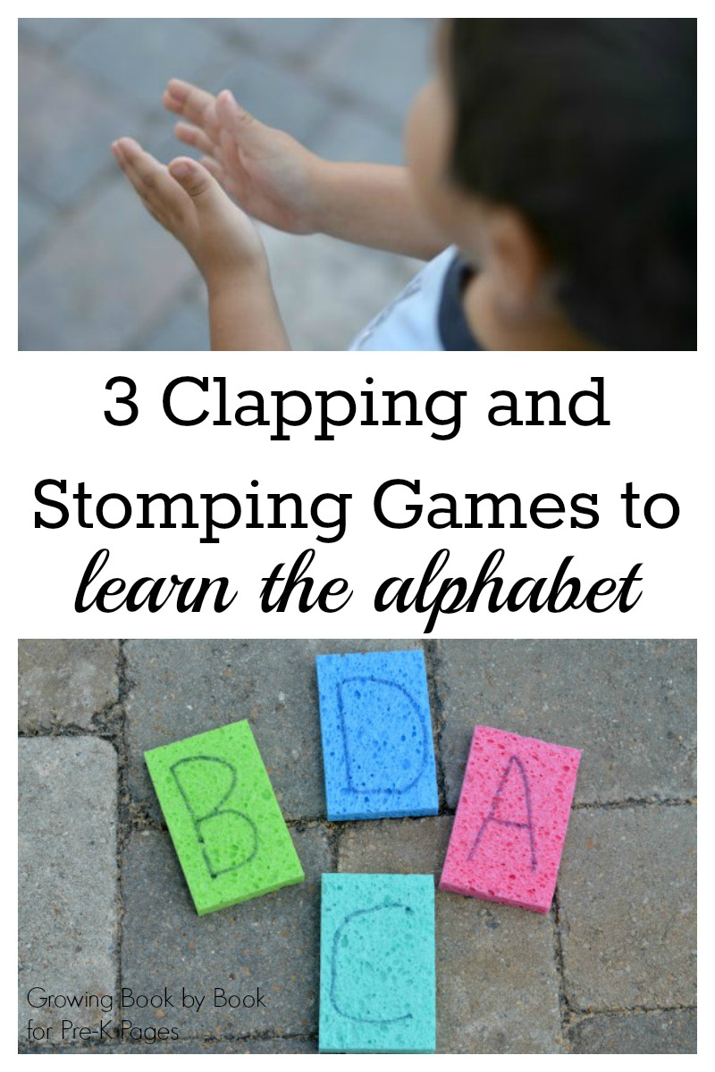 3 Clapping and Stomping Alphabet Activities PreK Pages