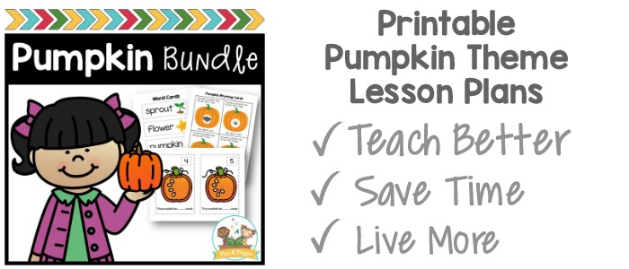 Pumpkin Activities for Preschool