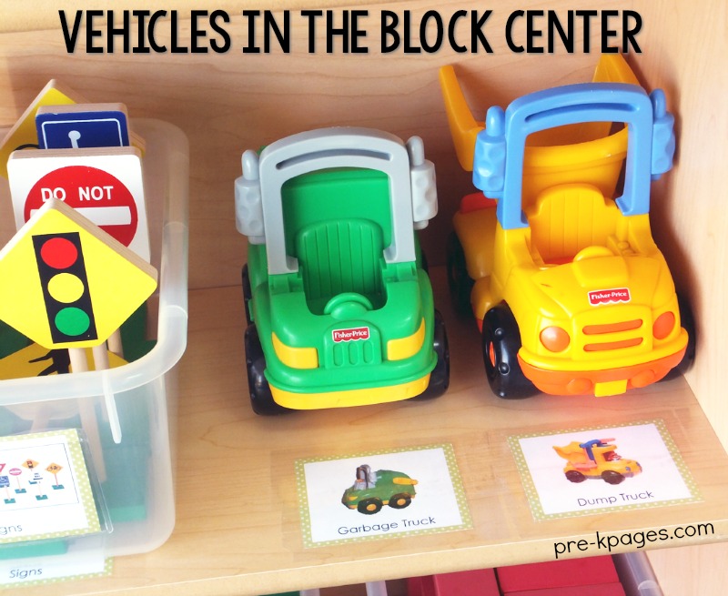 Blocks Center Set Up in Preschool