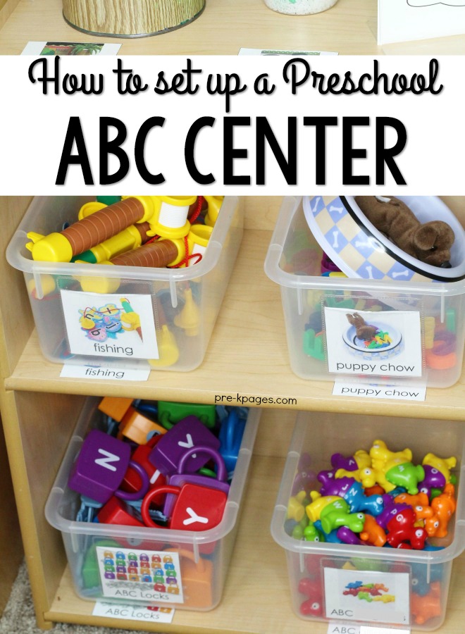 How to Set Up a Preschool Alphabet Center