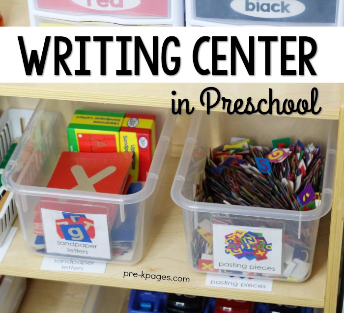 Writing Center For Preschool And Kindergarten