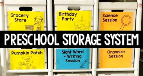 Dramatic Play Theme Storage System Dla Przedszkola