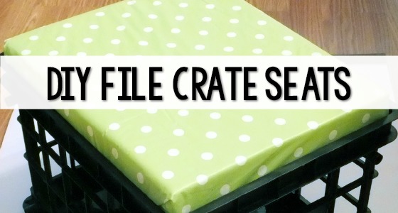 DIY File Crate Seat Tutorial