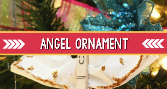 Easy Christmas Angel Ornament Craft