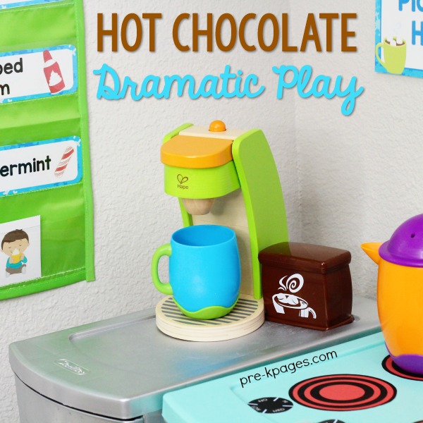 Hot Cocoa Dramatic Play Stand Printables for Pre-K