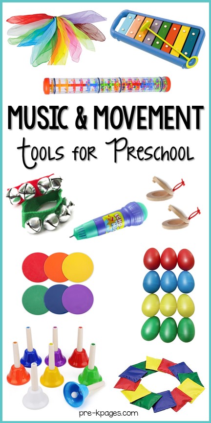 Music And Movement Tools And Toys For Preschool Pre K Pages