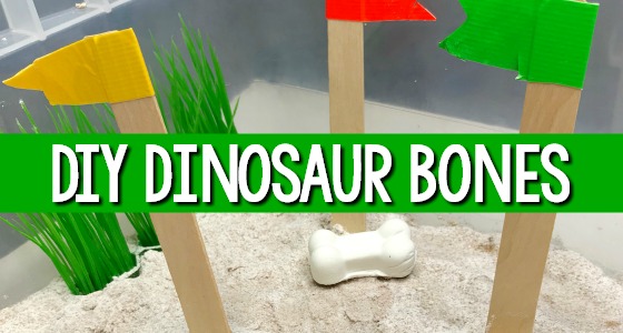 homemade dinosaur bones