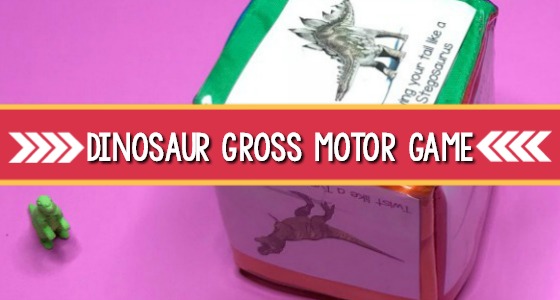 Dinosaur Roll and Move Gross Motor Activity
