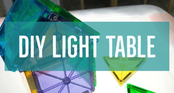 DIY Light Table for Preschool
