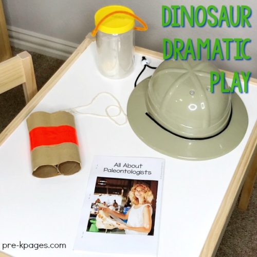 paleontologist dramatic play