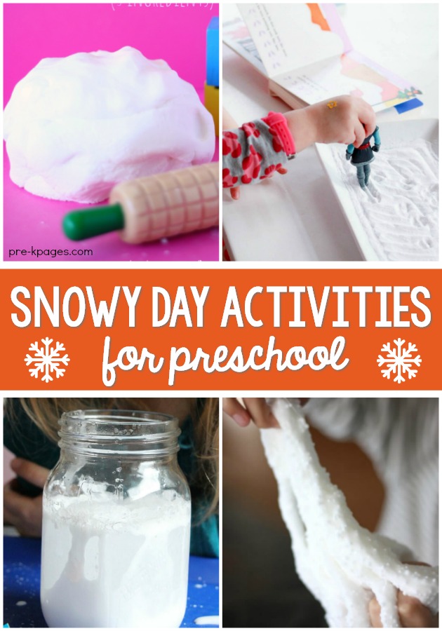 Activities For The Snowy Day Pre K Pages