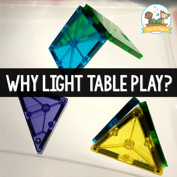 light table for preschool classroom