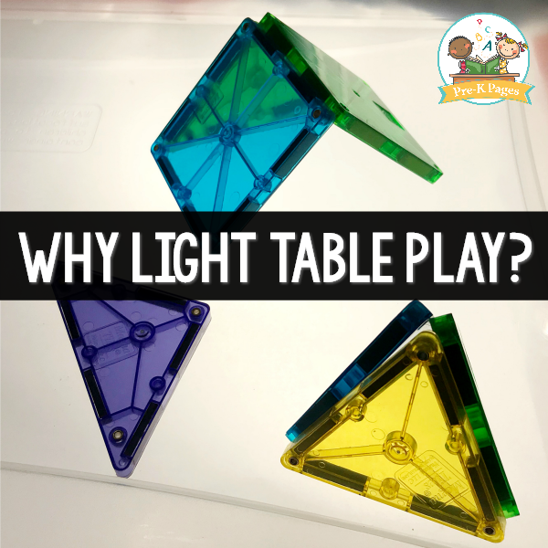 discovery lighttable for preschool