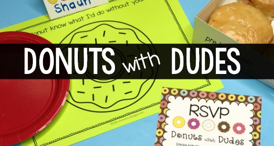 How to Host Donuts with Dad in Preschool