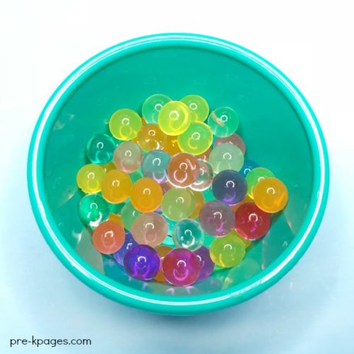 Water Beads STEM Activity for Preschoolers Marble Run Bath Fun