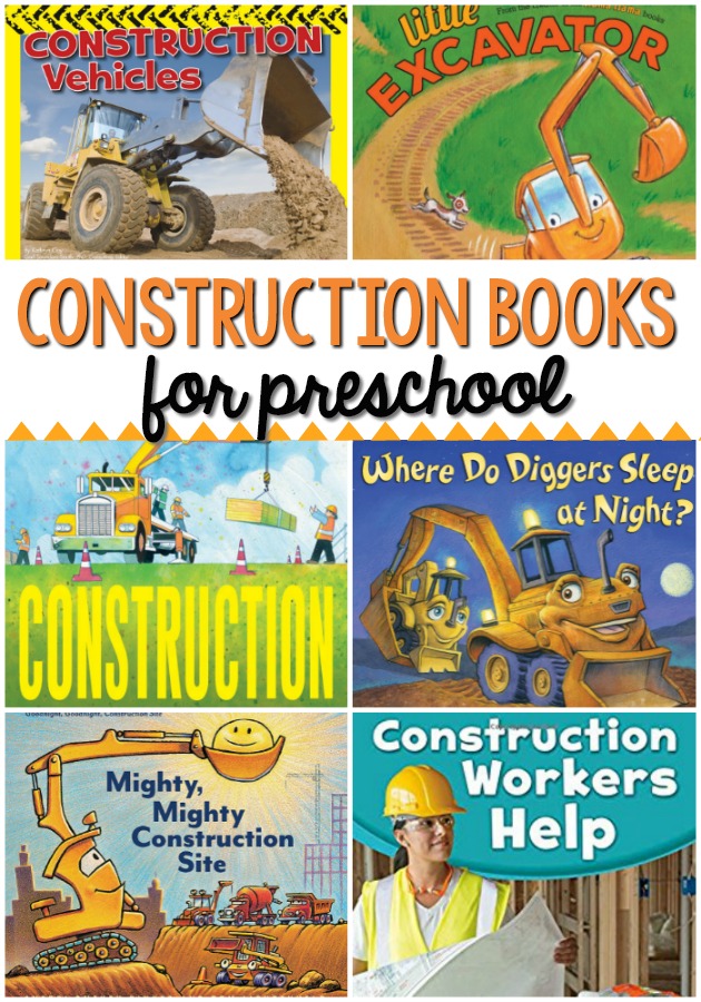 Download 20+ Books About Construction Vehicles for Preschool - Pre-K Pages