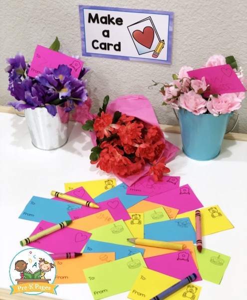 Flower Cards for Pretend Play
