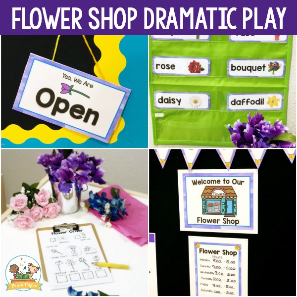 Flower Shop Dramatic Play Theme For Preschool