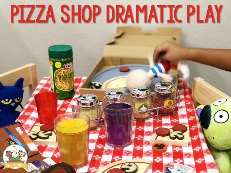 Pizza Shop Theme in the Dramatic Play Center